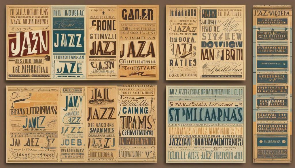 évolution des noms d'orchestres de jazz